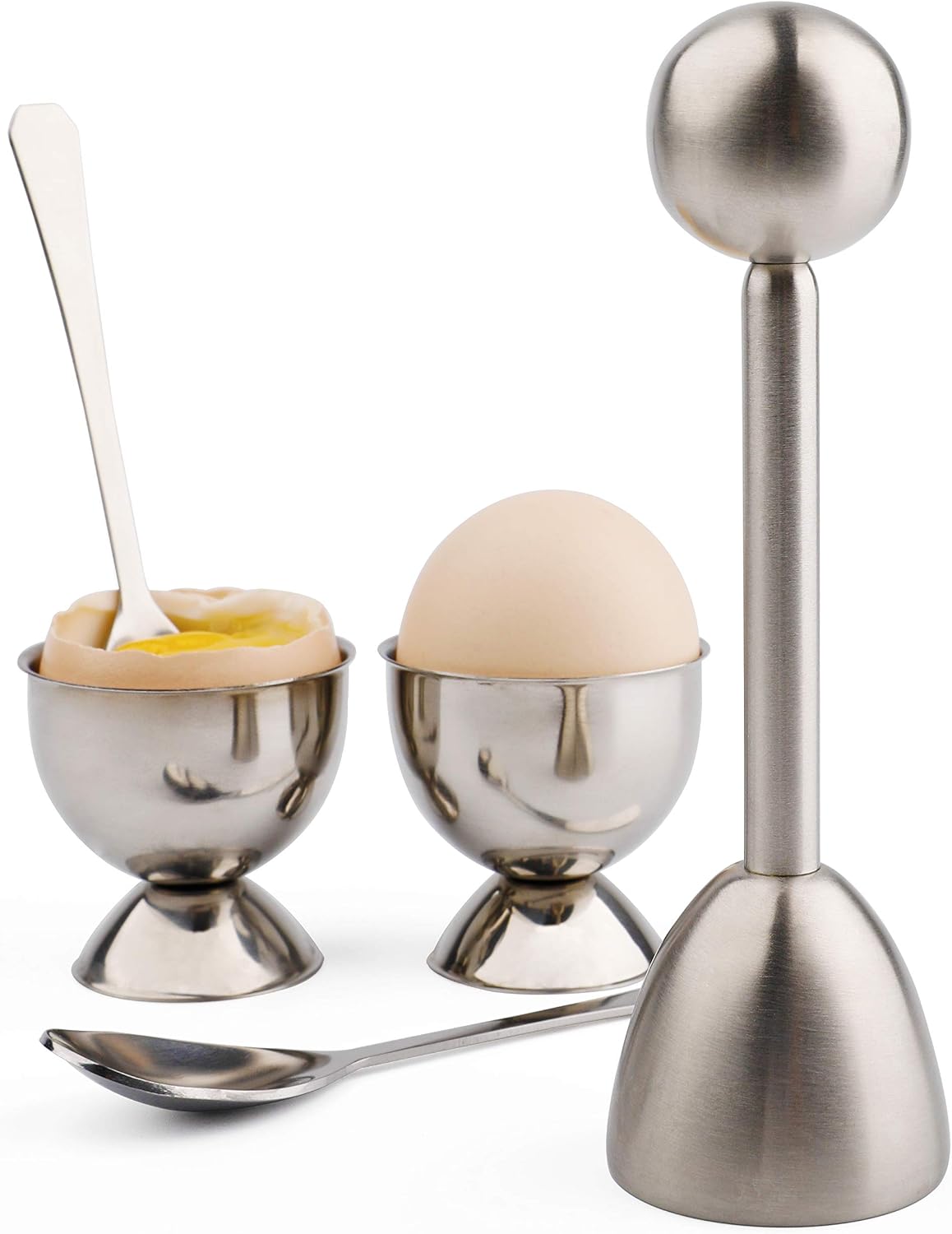 Egg Cracker Topper Cutter Set for Soft Boiled Eggs