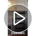 4 Tier Magnetic Spice Rack | Strongly Magnetic Spice Shelf with Utility Hooks | Refrigerator Spice Storage | Kitchen Storage Rack for Placing Seasoning Bottles, Plastic Wraps or Garbage Bags (Black)
