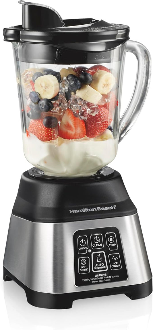 Hamilton Beach Blender for Smoothies with 5 Functions Including Auto Smoothie