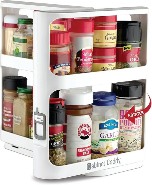 Cabinet Caddy Spice Rack Organizer for Cabinet