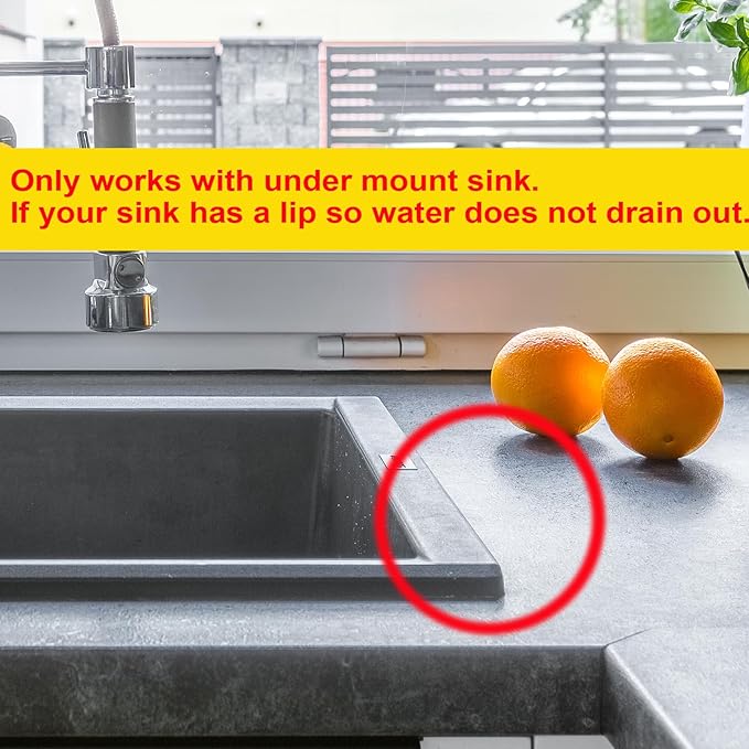 GUUKIN Sponge Holder for Kitchen Sink, Sink Caddy and Soap Tray | 10x4 inch Kitchen Sink Organizer | Compatible with Scrub Daddy, Kitchen Sink Accessories (Grey)