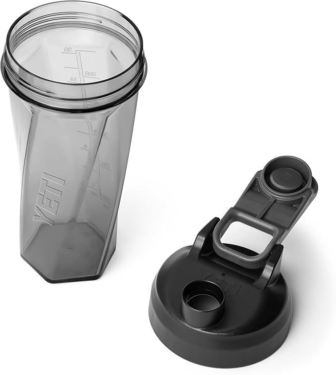 Yonder Helimix Vortex Blender Shaker Bottle Holds up to 27oz, Charcoal