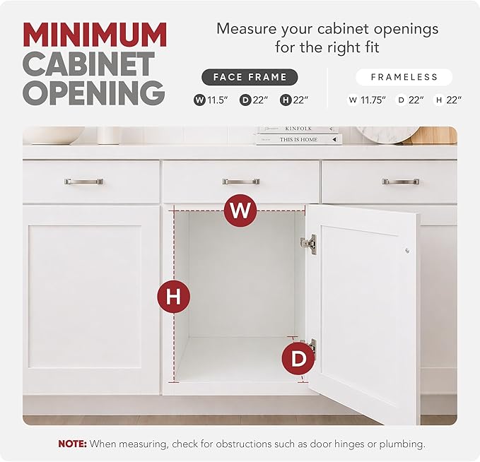 Rev-A-Shelf 2-Tier Kitchen Cabinet Pullout, Cabinet Organizer for Pots, Pans, and Lid Cookware, Adjustable Heavy Duty Wire, Min Opening Width of 11.5", Chrome, 5CW2-1222-CR