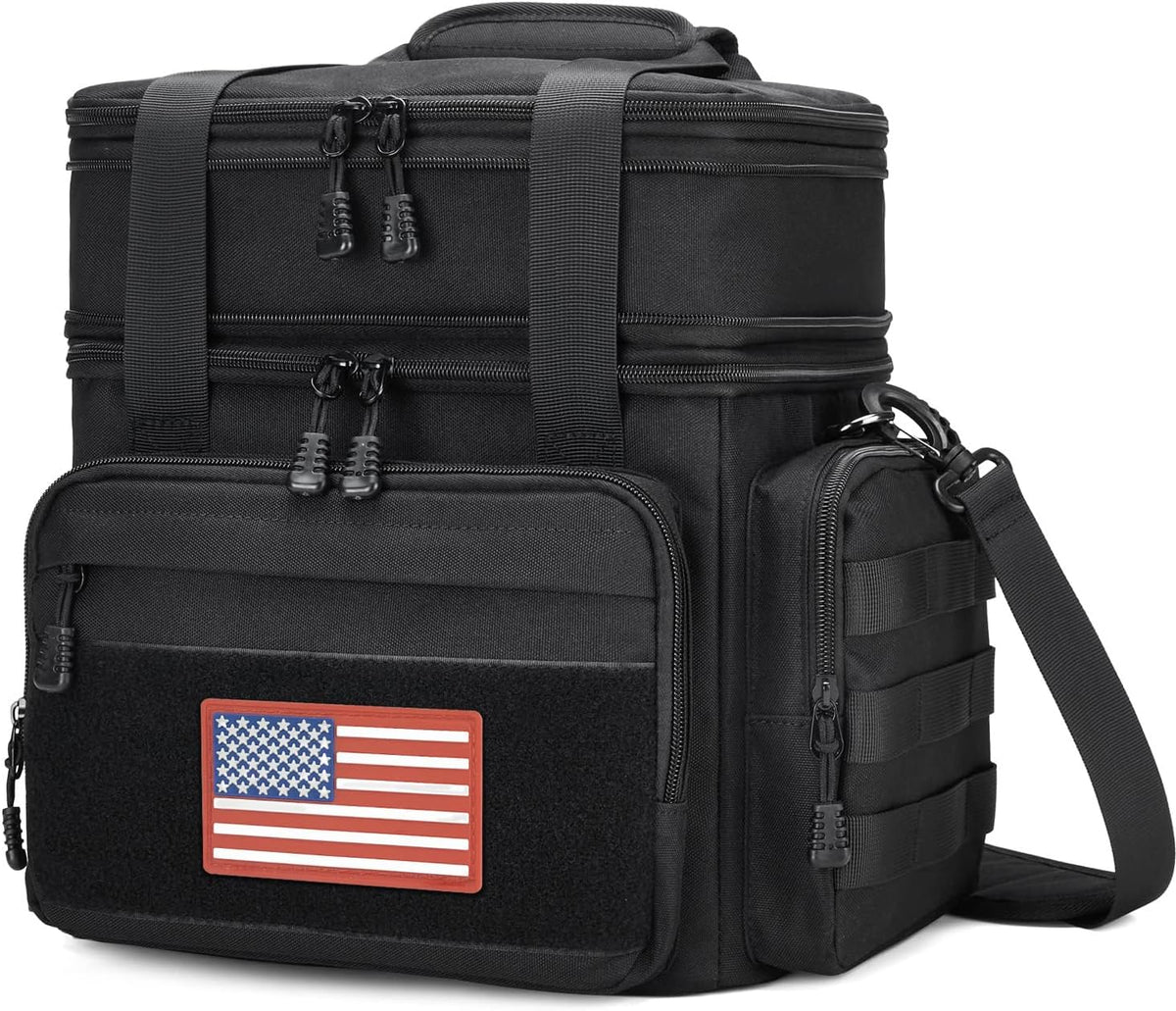 Tactical Lunch Box for Men - Large Lunch Bag Double Deck