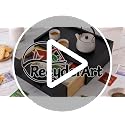 Black Bamboo Tea Bag Organizer Storage Box with Drawer