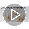 2 in 1 Travertine Sponge Holder, 2 Slot Natural Stone Sink Organizer with Raised Edge to Catch Drips,Keeps Sponges Dry & Countertop Clean, Heavy&Stable with Anti-Slip Base, Kitchen Decor,Double, Beige