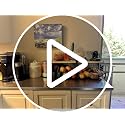 2 Set Stackable Wire Basket with Openable Top, Kitchen Counter, Pantry Organizer and Storage Produce Onion Potato Fruits Vegs Bread Food Snack Spice Organizing Bin for Cabinet Shelf Countertop Floor