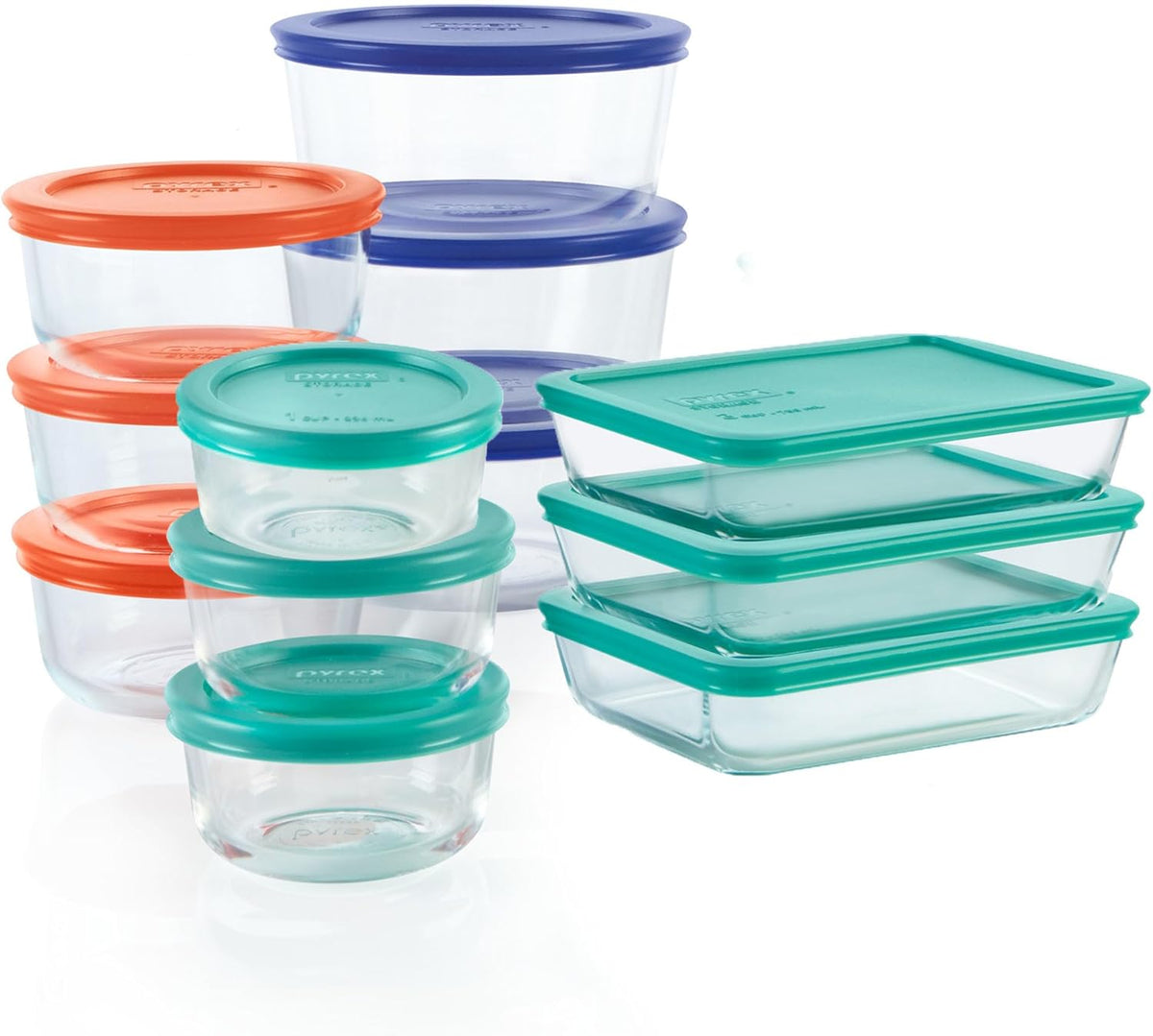 Simply Store (12-Pack) Glass Food Storage Containers Set