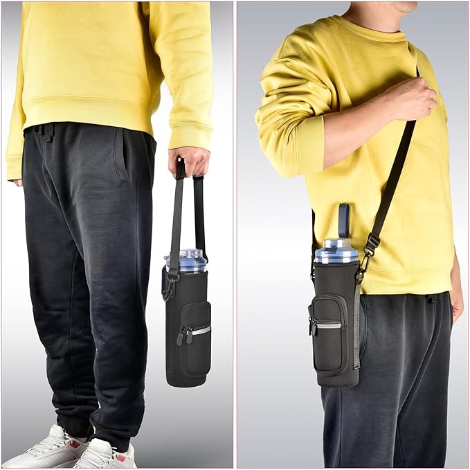 SAIKA Personal Blender Bag for Ninja Blast Max BC251/ BC151, Portable Cordless Blender Carrying Case with Reflective Strip, Shoulder Strap, Handle and Accessories Pocket (Cover Only)