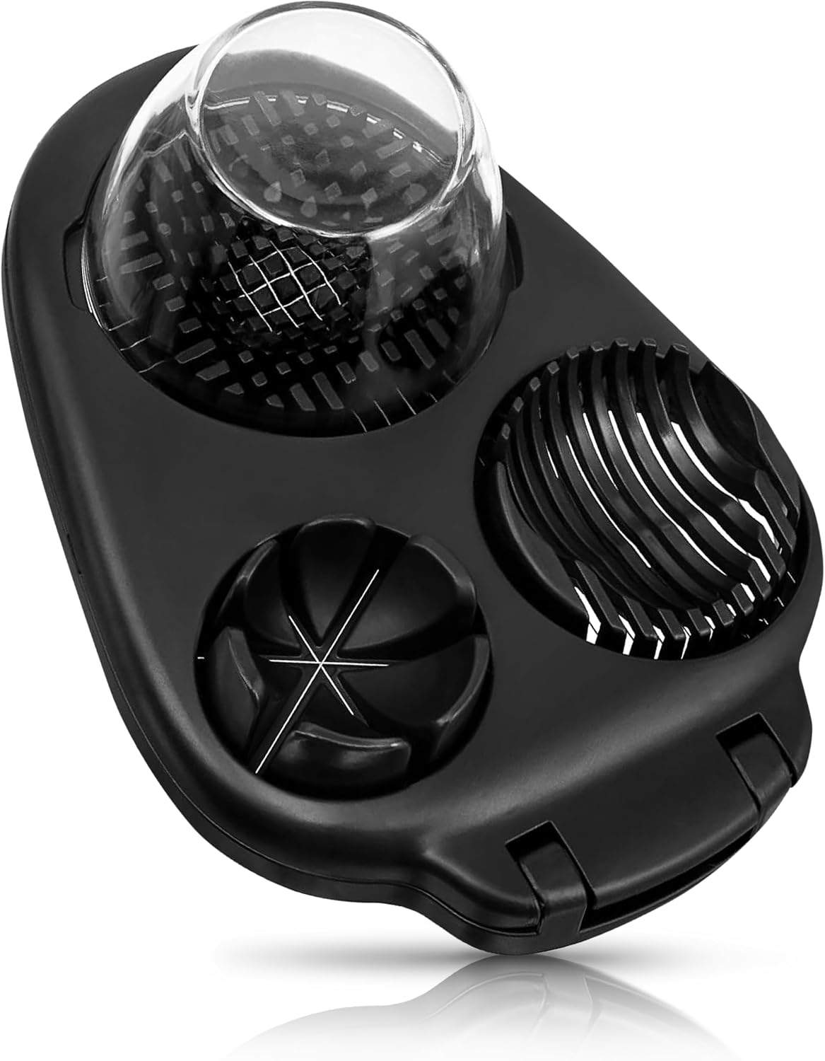 Egg Slicer for Hard Boiled Eggs - 3 Slice Modes Egg Cutter, Dicer, Chopper