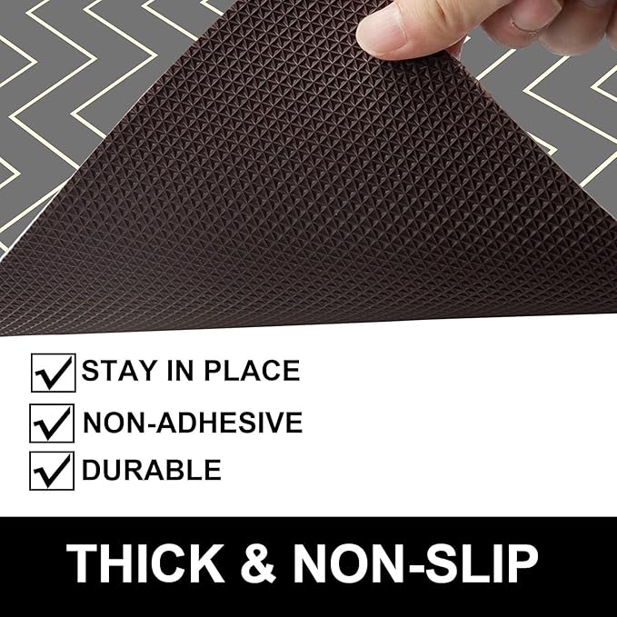 Under The Sink Mat, 24 X 36 in, Durable & Waterproof Premium Mats to Protect Kitchen & Bathroom Cabinets, Absorbent & Easy to Clean Shelf Liner, Black