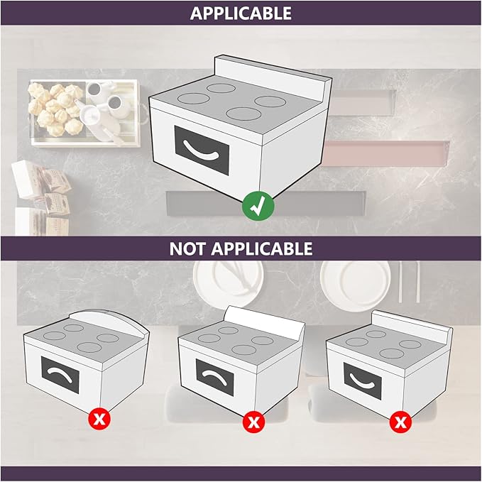 STUTOV 30" Magnetic Stove Top Shelf – Stainless Steel Spice Rack and Seasoning Organizer – Kitchen Shelf for Back of Stove – Over Stove Rack and Storage Organizer