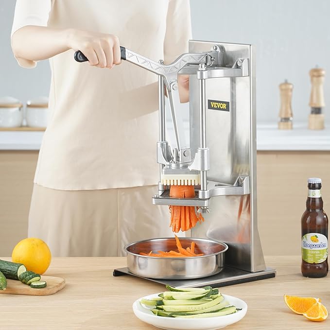 Commercial French Fry Cutter with 4 Replacement Blades