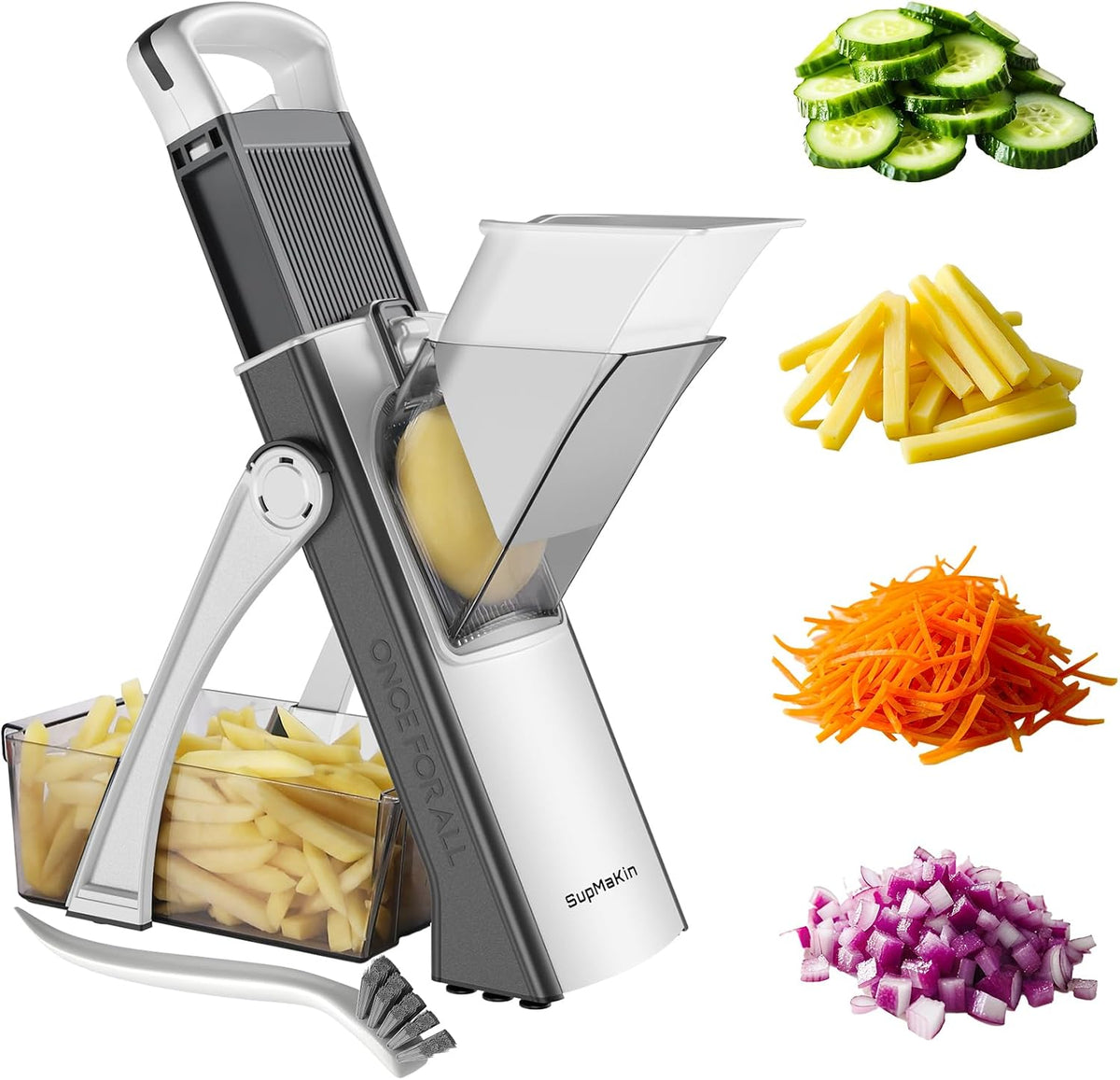 Safe Mandoline Slicer Pro for Kitchen Adjustable Vegetable Slicer