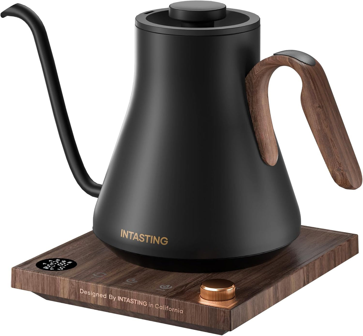 Gooseneck Electric Kettle with ±1℉ Temperature Control, 0.9L