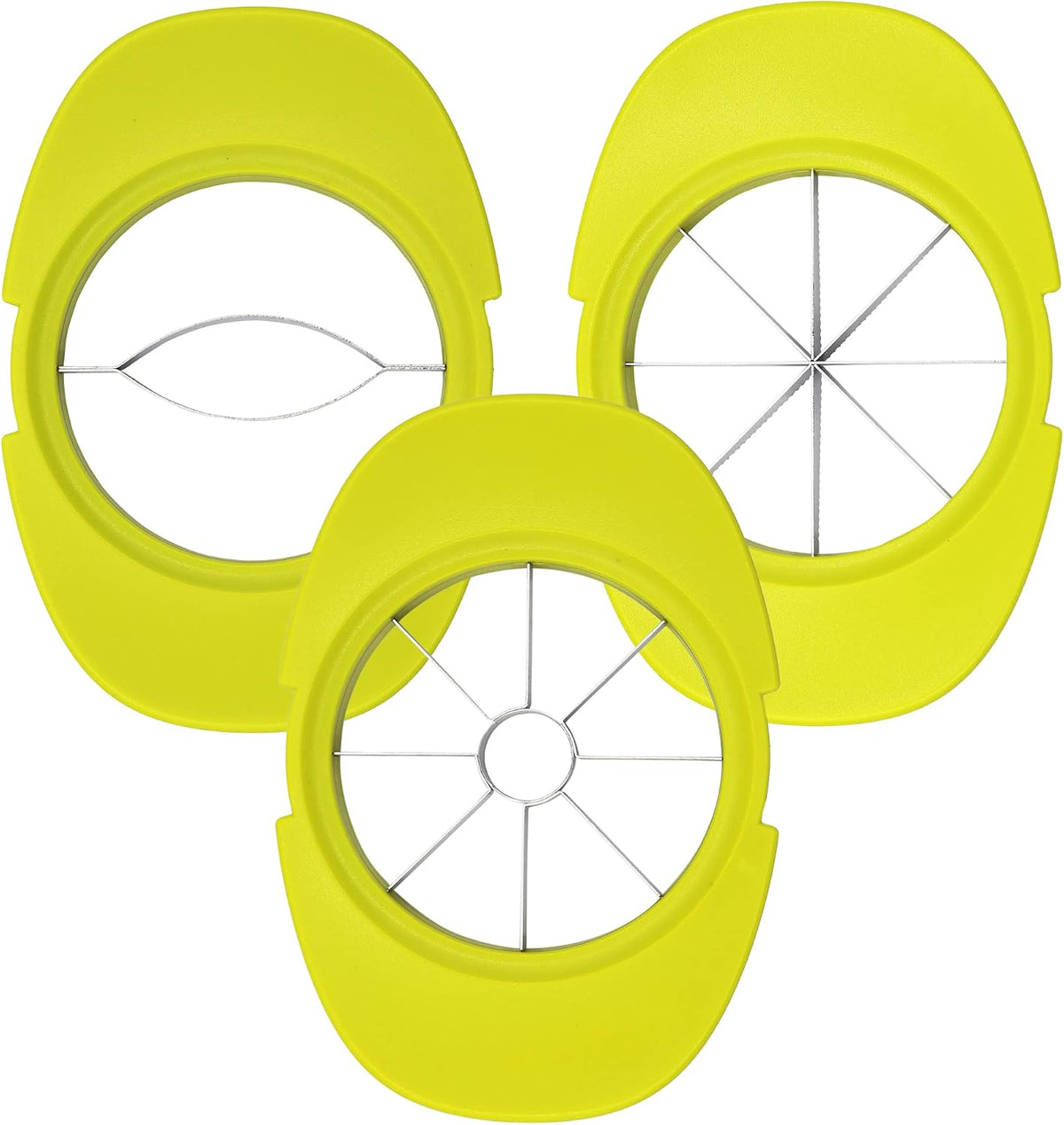 Set of 3 Fruit and Vegetable Slicers, Multifunctional Apple Corer, Mango and Tomato Slicer, Time-Saving Kitchen Gadgets