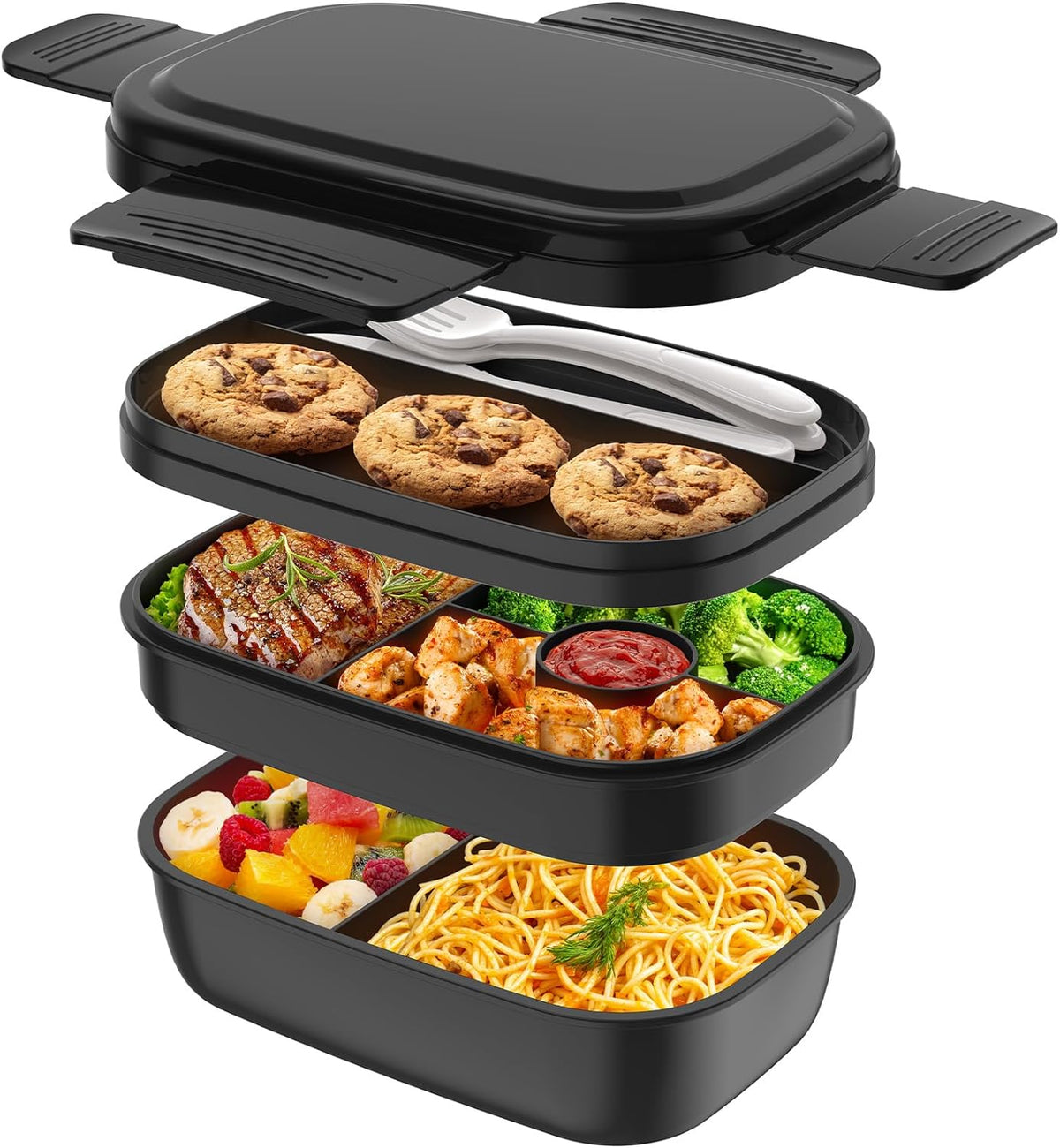 Bento Box Adult, Lunch Box Containers for Men Women