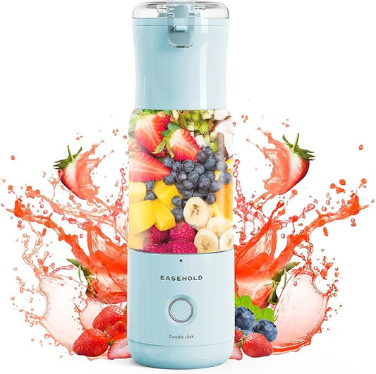 Portable Personal Blender for Smoothies Shakes, Blue