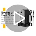 600W Powerful Hand Mixer Electric 10 Speed Powerful with Turbo