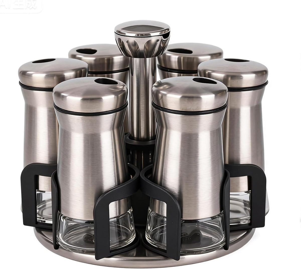 Rotating Spice Rack Organizer for Kitchen Countertop and Cabinet Storage