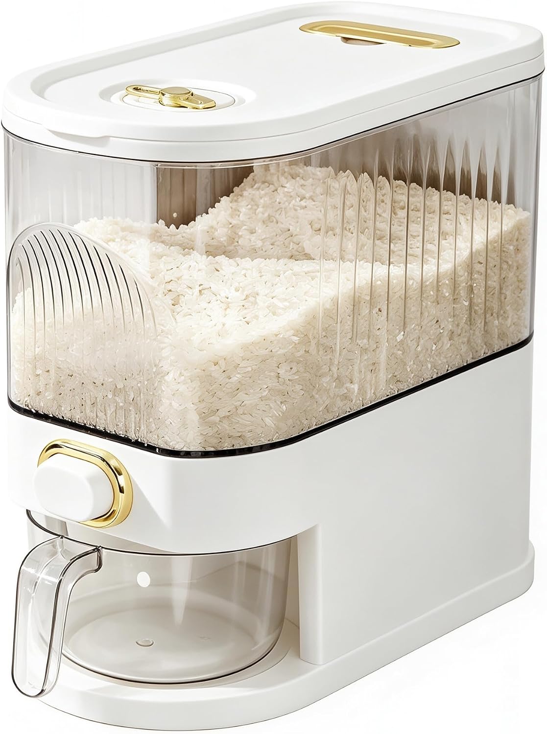 11 Lbs Rice Dispenser, Clear