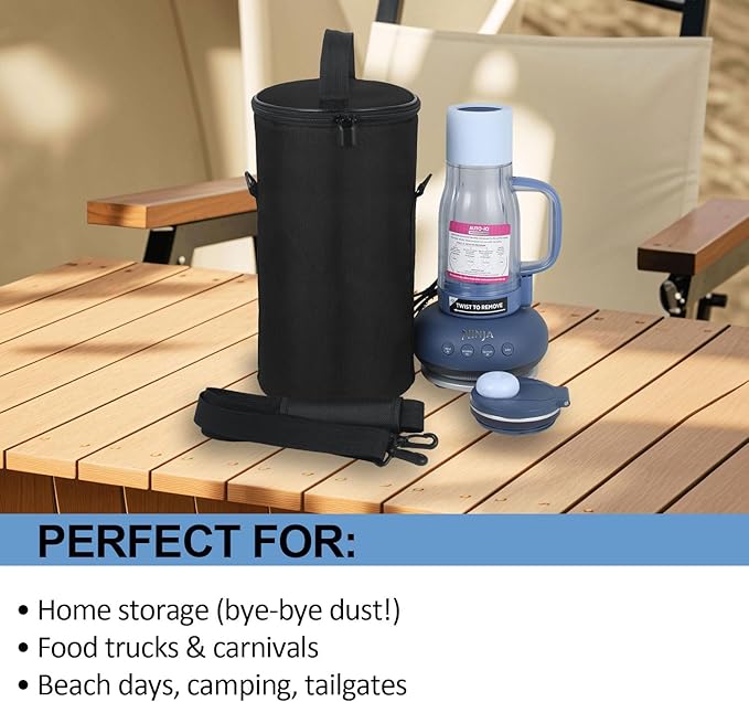 Carrying Bag for Ninja BlendBOSS Personal Smoothie Blender, Portable Blender Travel Carrier Case, Thick Padded for Protection丨Adjustable Shoulder Strap, Bag Accessories for Ninja BlendBOSS