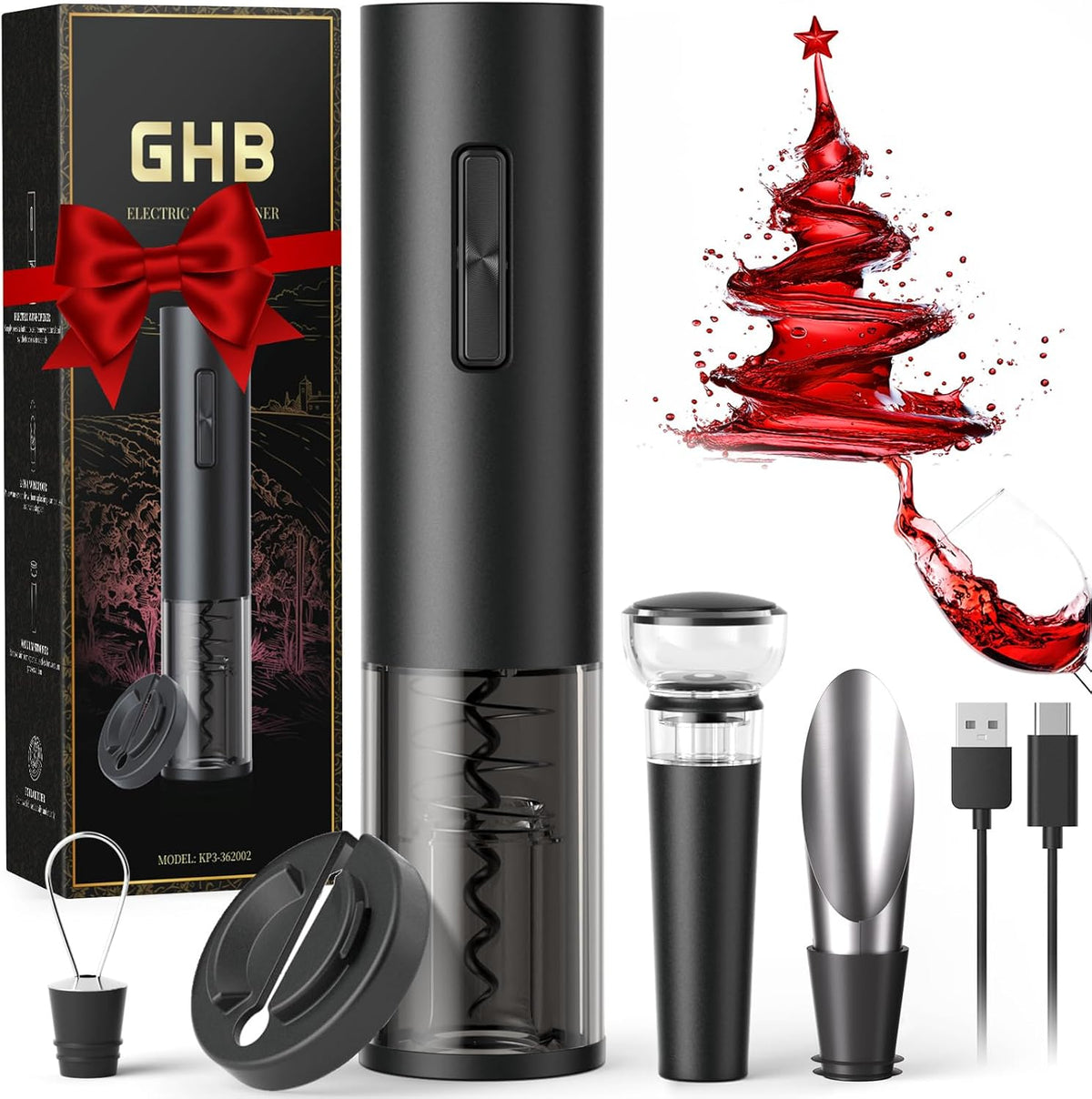 Electric Wine Opener, Wine Bottle Opener