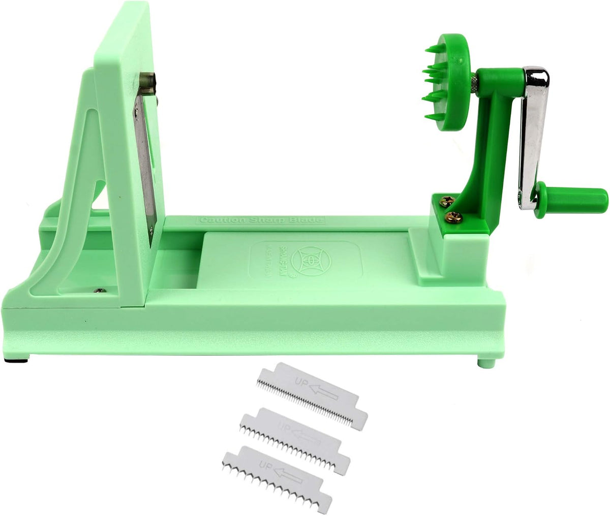 Vegetable Spiralizer with 4 Blades Straight and Serrated