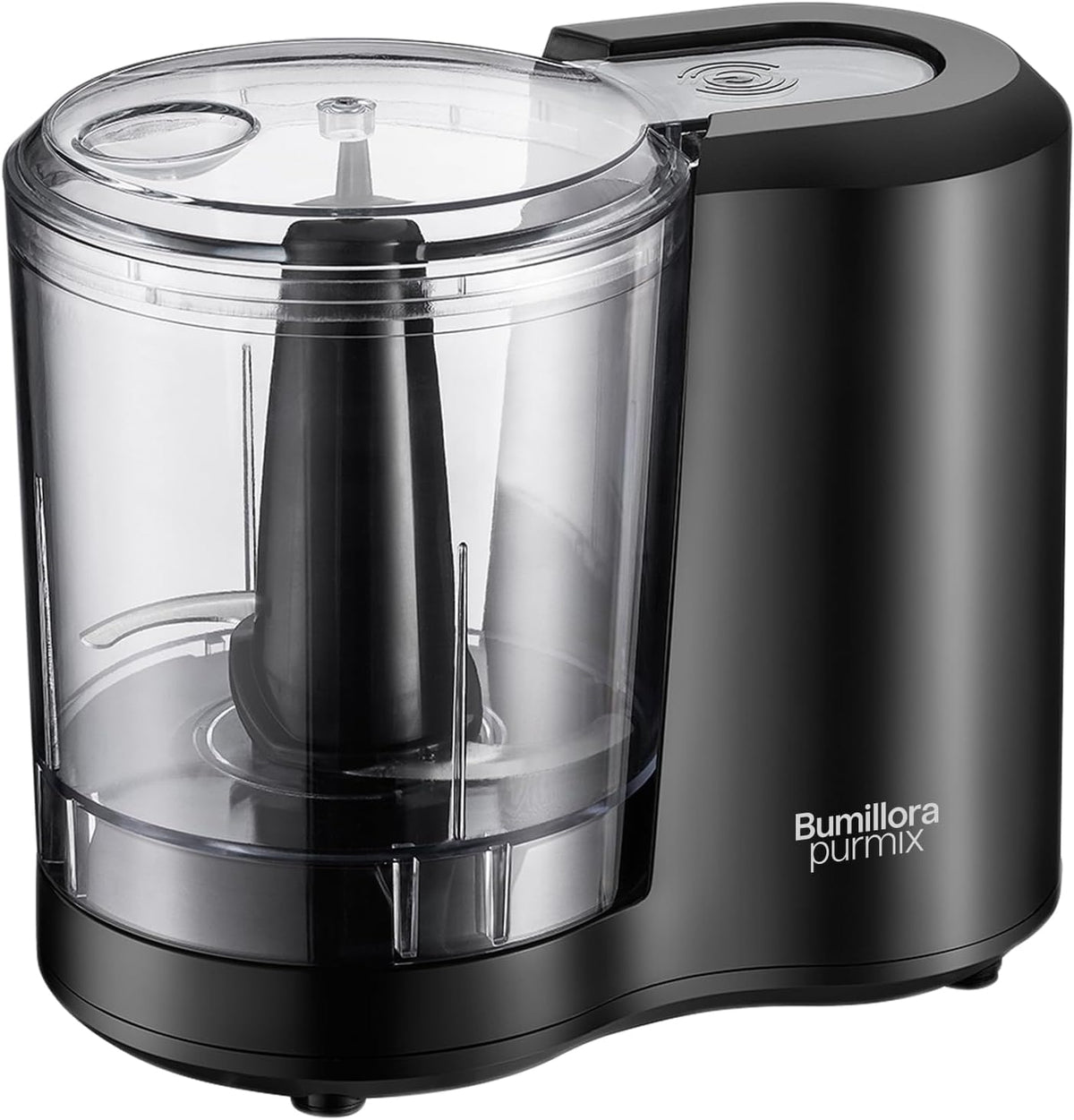 Food Chopper Electric 3-Cup, Pulse & Stainless Steel Blade, Black