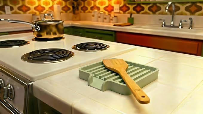 Silicone Soap Dish Tray and Sponge Holder with Drain Chute, Rectangular, Kitchen and Bathroom Sink Organizer (Pistachio, 5.2"x4" (Set of 2), 7.2 Ounces)