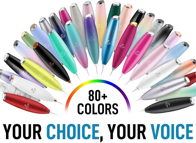 Zulay Kitchen Powerful Milk Frother Wand With Duracell Batteries - Ultra Fast Handheld Drink Mixer - Electric Whisk Foam Maker for Coffee, Lattes, Cappuccino & Matcha - Z1 Motor - Cloud