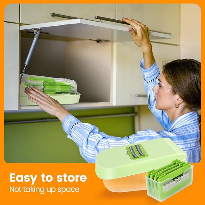 17-in-1 Vegetable Chopper, Multifunctional Veggie Chopper Dicer