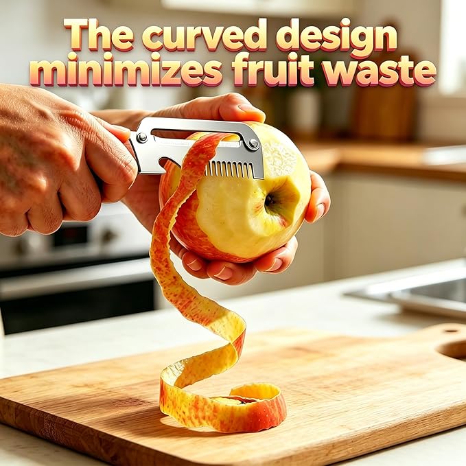 Vegetable Peeler, Multifunctional Vegetable Peeler, Stainless Steel Peeler, Peelers for Kitchen (Color-1PCS)