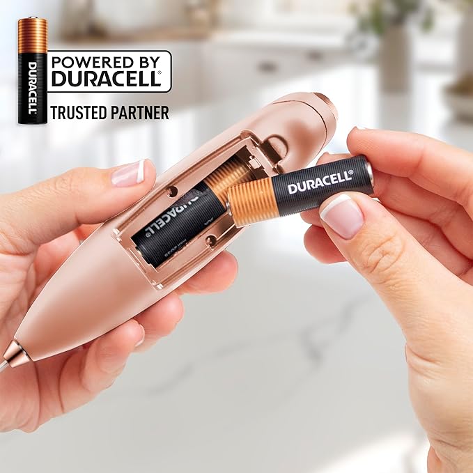Zulay Kitchen Powerful Milk Frother Wand With Duracell Batteries, Rose Peach