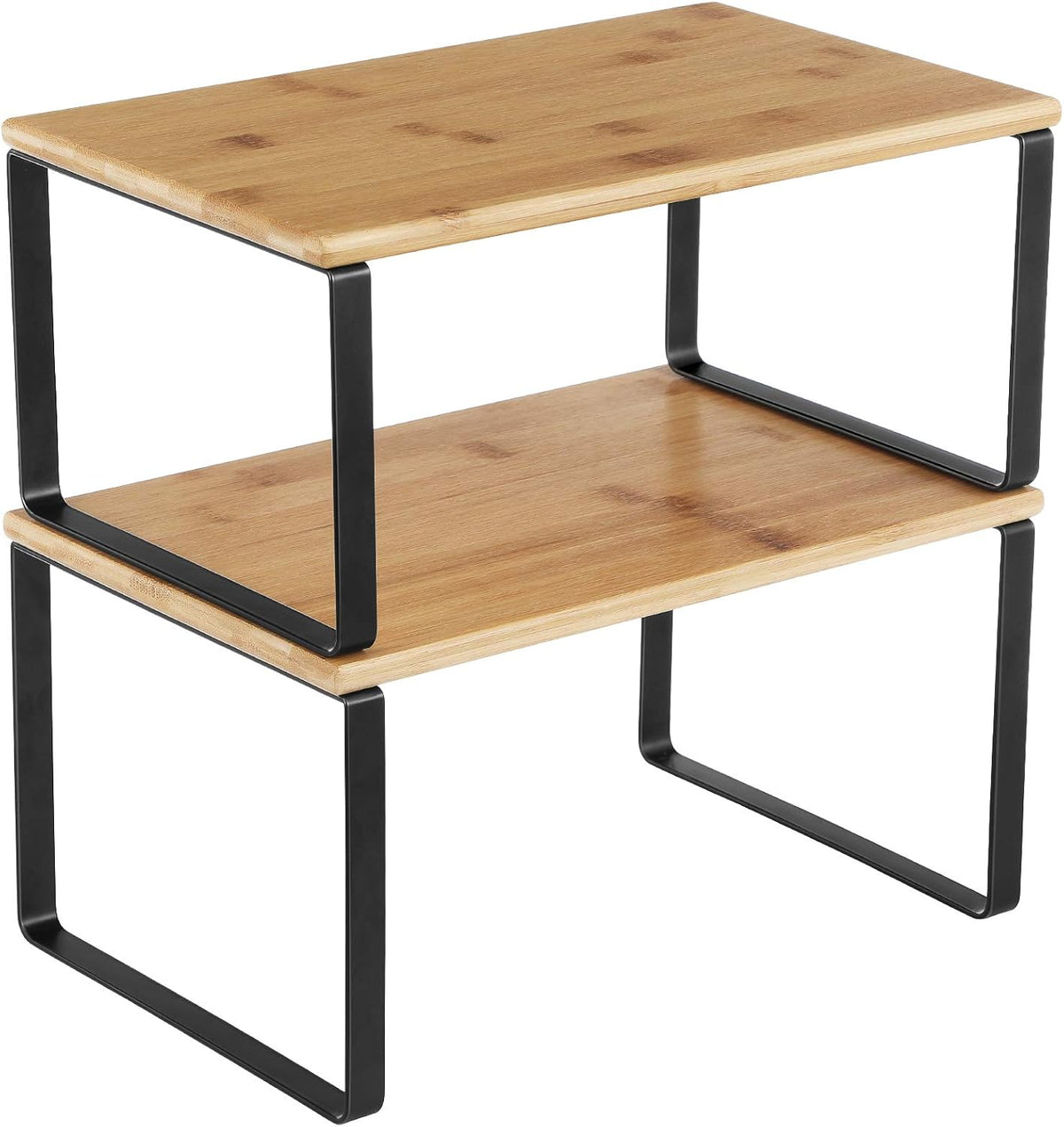 Cabinet Organizer Shelf, Set of 2 Spice Rack, Kitchen Storage
