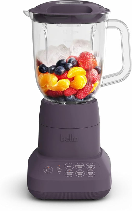 10 Speed Countertop Blender, Juicer & Smoothie Maker, Plum