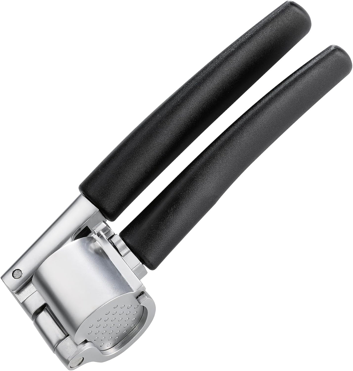 Stainless Steel Garlic Press with Non-Stick Coating, 8.5" x 2.4"