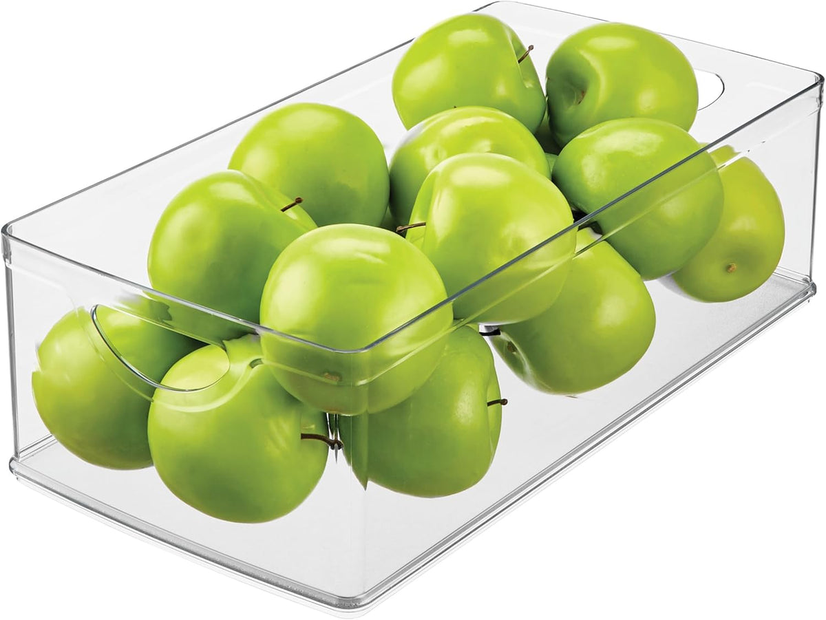 Stackable Clear Plastic Extra Long Storage Bin