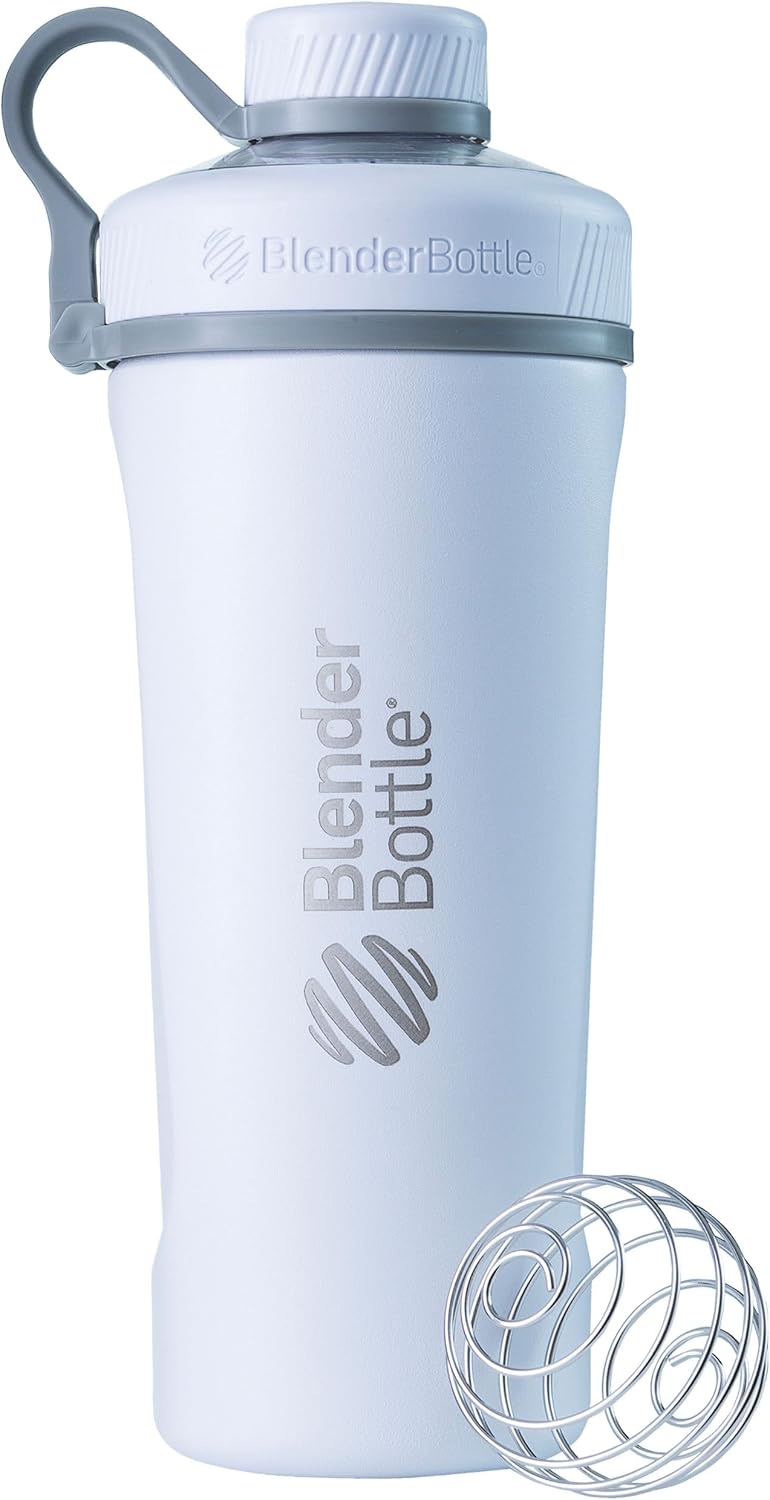 Radian Stainless Steel Shaker Bottle 26 oz White
