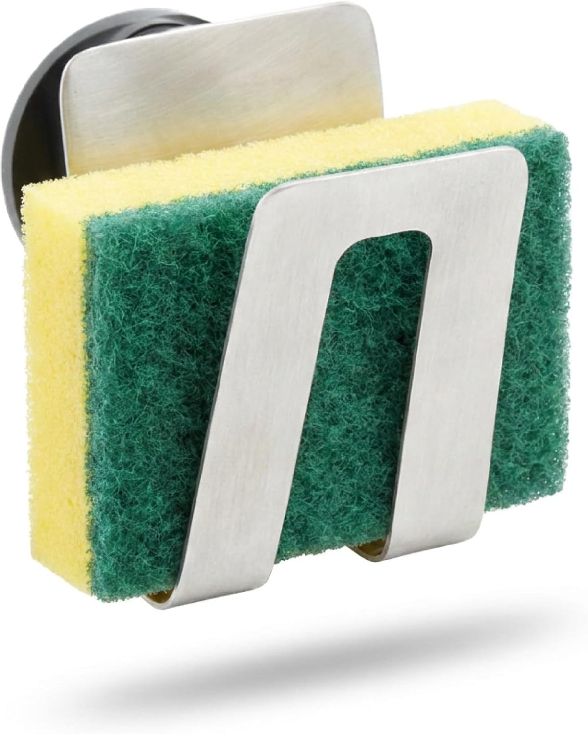 Magnetic Sponge Holder, Stainless Steel Kitchen Organizer