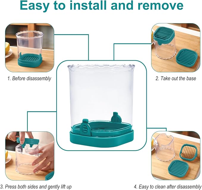 Strawberry Slicer：Fruit Slicer Cup Veggie Salad Speed Cutter for Strawberries Egg Banana Mushroom Cucumber Kiwi the Kitchen Portable Slicing Tool (Dark Teal)