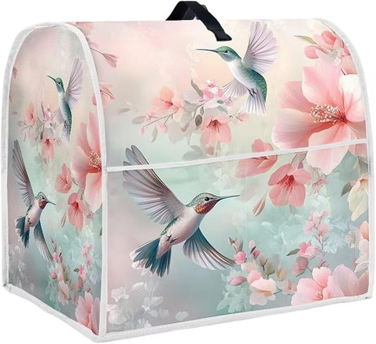 Hummingbird Stand Mixer Cover Universal Fits Appliance Covers for Kitchen Counter with Handle & Pockets Liquid Splash-Proof Dust Protector Compatible with 4.5-5 Quart Juicers
