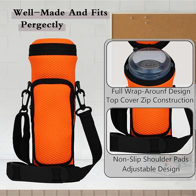 Portable Blender Storage Bag Sleeve for Nj Blast Portable Blender with Shoulder Strap and Accessory Pocket compatible with BC151NV/BC151BK/BC51NV/BC151CR/BC151EM 18oz Blast Blender