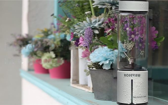 Portable Smoothie blender Glass bottle Mini USB rechargeable 2 battery Handheld Shakes blend Cup USB juicer Cordless Personal smoothies maker mixer