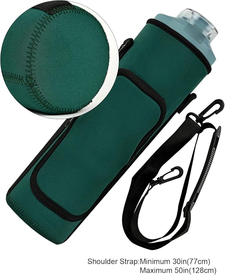 Blender Storage Sleeve Blender Travel Bag for Ninja Blast Max Portable Blender BC251NV/BC251GY/BC251MT/BC251PK/BC251LD/BC251IV with Shoulder Strap and Accessory Pocket (Green)