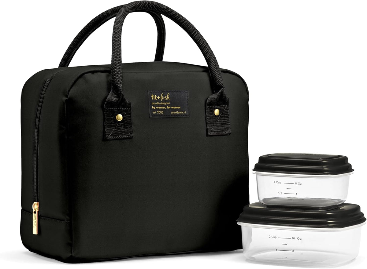 Bloomington Insulated Lunch Bag for Women w/ Containers