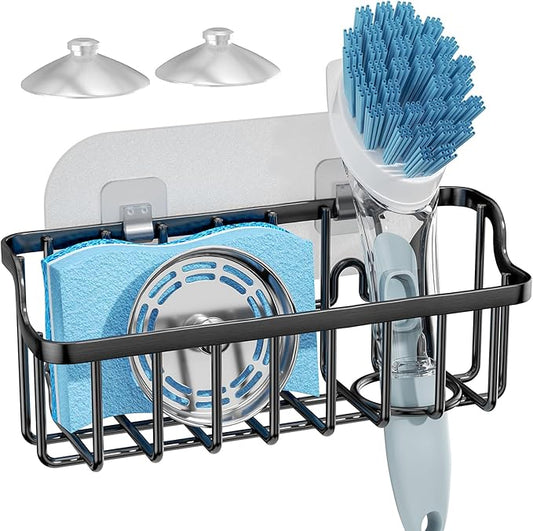Sponge Holder Sink Caddy, Black
