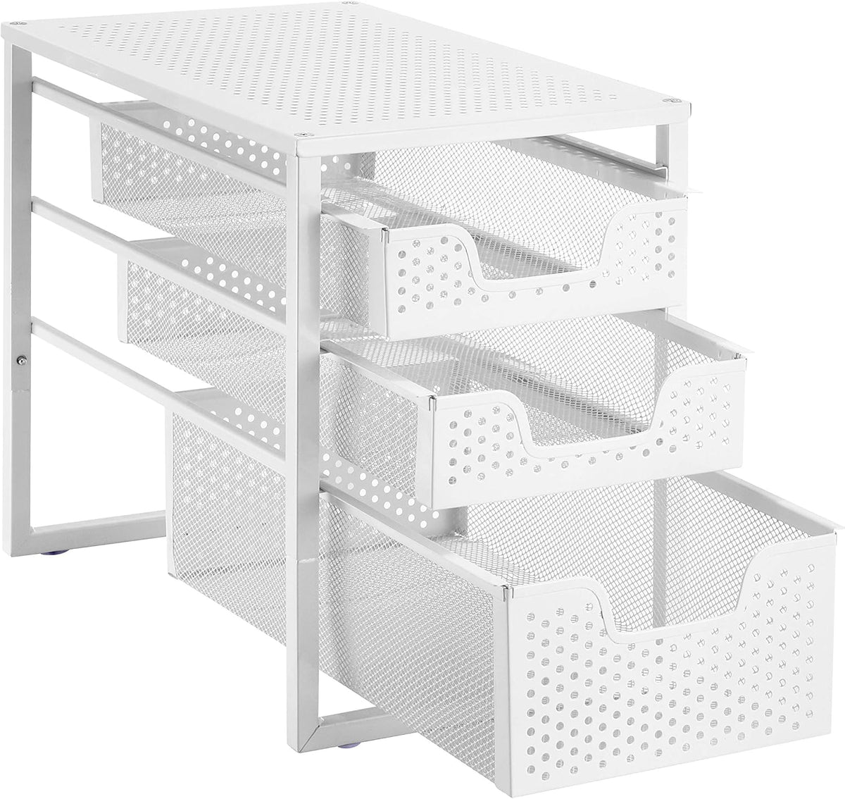 Under Sink Organizer 3-Tier with Sliding Storage Drawer