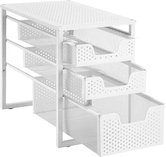 Simple Trending 3-Tier Under Sink Cabinet Organizer with Sliding Storage Drawer