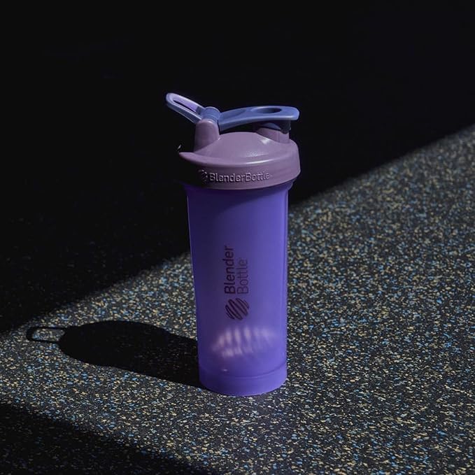 BlenderBottle Classic V2 Shaker Bottle Perfect for Protein Shakes and Pre Workout, 20oz, Full Color Purple